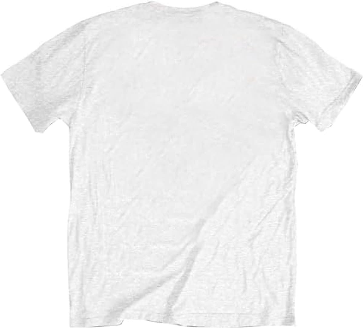Wit unisex T-shirt met paarse illustratie - M — afbeelding 1