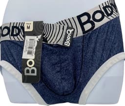 BodyQ Sexy Herenboxer – Comfortabele Herenlingerie in Denim Blauw | Verleidelijk & Stijlvol Ondergoed – Maat S — thumbnail 1