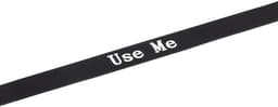 Rimba - Halsband - Collar Met Tekst - USE ME - Siliconen - Zwart — thumbnail 4