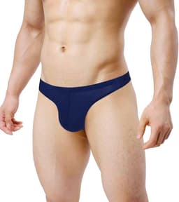 Sexy Heren String Tanga Ondergoed - Low Rise G-String in Ice Silk — thumbnail 5