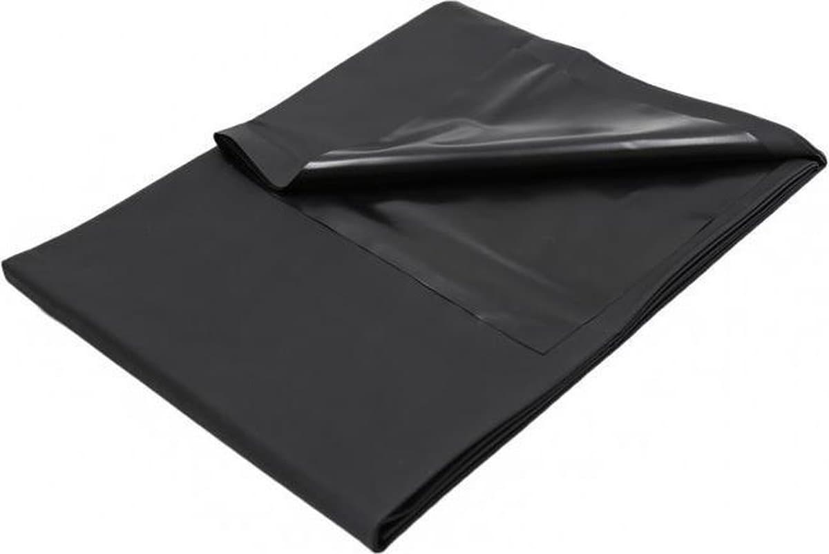 Kiotos - PVC Lak Sex Laken - Zwart — afbeelding 1