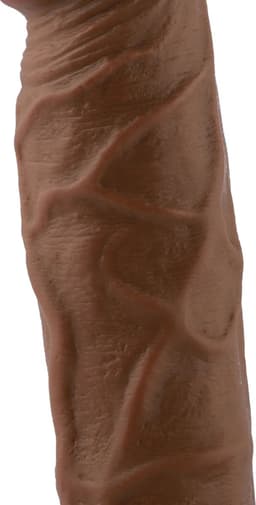 Dildo EZfunLok voor Auxfun Plus Seksmachine Bruin 21 cm — thumbnail 12