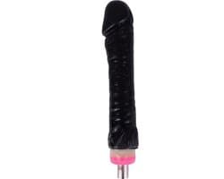 Auxfun Blackzilla Grote Dildo 26 cm – Dildo Opzetstuk voor Basic Seksmachine – 3XLR – Zwart