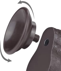 LoveToy - Aftrekbare dildo 19,5 cm (Ø 3,5 cm) - Zwart — thumbnail 4