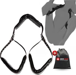 Quick Relief Kinky Missionary™ - Bondage set - Leg Restraint Straps - Handboeien - Spreidstang leder - Sex Swing - Seksmeubel voor Vrouwen - BDSM — thumbnail 1
