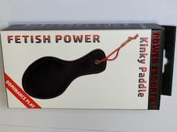 Power Escorts - Kinky Paddle - Spanking - BR98 - Zwart / Rood — thumbnail 3