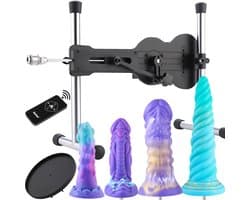 Auxfun Ukelele Seksmachine pakket Mystic Bliss met vele Extra's en Afstandsbediening