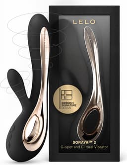 LELO SORAYA 2 – Rabbitstimulator – Waterdicht – Draadloos – Black — thumbnail 1