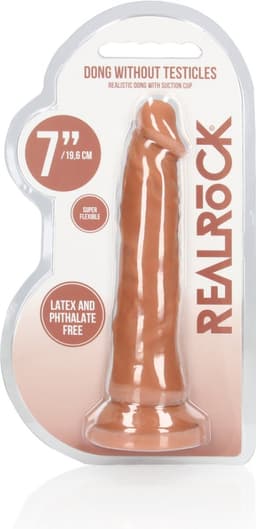 Shots - RealRock Dong zonder Testikels - 17 cm tan — thumbnail 2