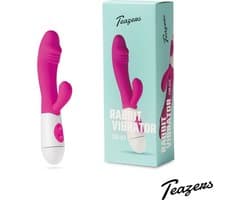 Teazers - Tarzan Vibrator - Rabbit Vibrator voor Beginners - Vibrators voor Vrouwen - Sex Toys voor Vrouwen - G-Spot Vibrator - Dildo - Clitoris Stimulator - Roze