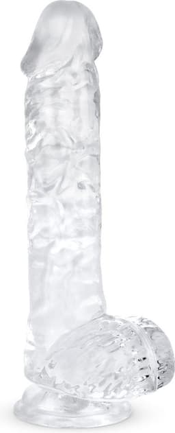 Jelly Dildo met Ballen - 13,5 cm — thumbnail 1