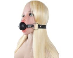 BNDGx® - Gag Ball Zwart - Seks speeltje - Gagbal rond bal mond strap masker bdsm fetish
