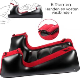 ALLGoods. Sex Kussen - Sex Stoel - Seks Kussen - bdsm Meubels - Sex Sofa – Sexmeubel – Seks Stoel - Sex Chair – Seksstoel 6 Riemen – Voor Mannen & Vrouwen – Seksspeeltjes Inclusief Zweep en Blinddoek - Discreet Verzonden — thumbnail 5