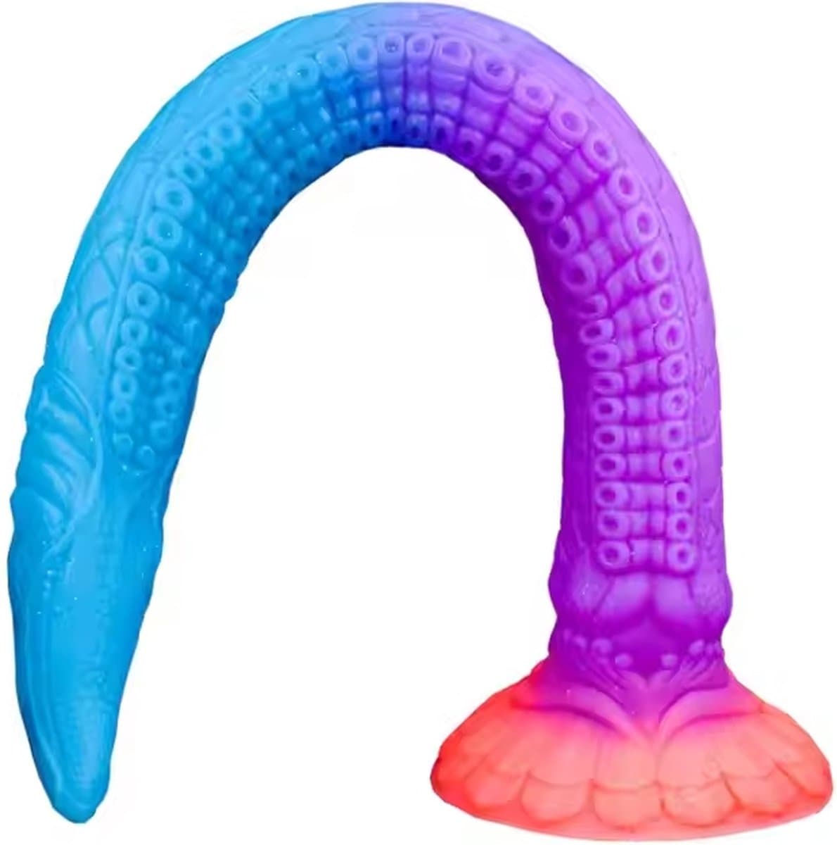 Monsterdildo - Glow-in-the-Dark Dildo - Dragon Siliconen Anaal Dildo - Extra Lange Dildo - Extreme Anaal Dildo - De Anaal Dildo Voor Ongeëvenaarde Sensaties en Intense Bevrediging — afbeelding 1