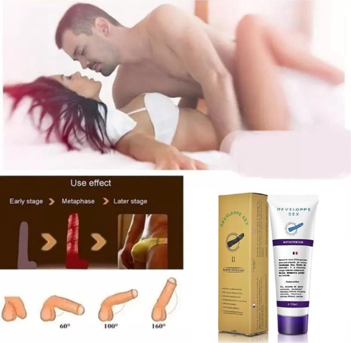 Penis Groei Olie - Developpe Sex - Rapid Increase - Langer en Sterker 50ML — afbeelding 1