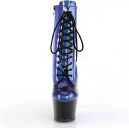 Pleaser Enkellaars -41 Shoes- ADORE-1020HG Blauw/Paars — thumbnail 2