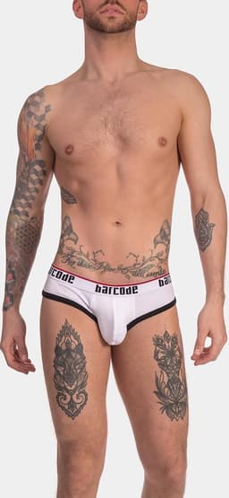 Barcode Berlin Maxime Backless Brief White - MAAT XL - Erotisch Heren Ondergoed - Slip voor Man - Sexy mannen Slip — thumbnail 2