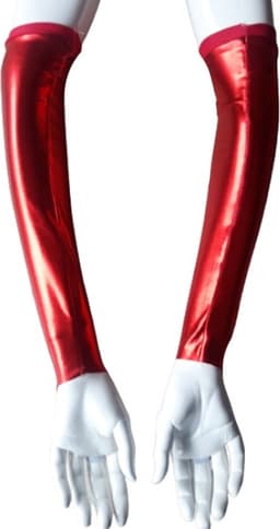 Sexy Handschoenen S/M lange lak handschoen Glans Shiny Lakleer valentijn Gogo dancing dans accessoiren lange vingerloze gloves — thumbnail 2