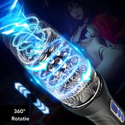 SBY Gawk Gawk 4000 - Automatische Blowjob Simulator - Vibrerende Masturbator Voor Mannen - Elektrisch - Oplaadbaar - Waterdicht - Sex Toys - Penis Stimulator - Kunstvagina - Penis vibrator - eikel — thumbnail 9