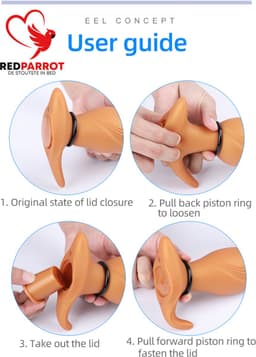 Mega Opblaasbare Buttplug XXL - Extra Opening Vloeistof - Anaal plug - BDSM — thumbnail 6