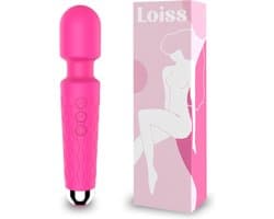 Loiss - Roze - Personal Massager & Magic Wand Vibrator - G Spot Vibrator & Clitoris Stimulator - Stille Vibrators voor Vrouwen – Sex Toys ook voor Koppels - Erotiek