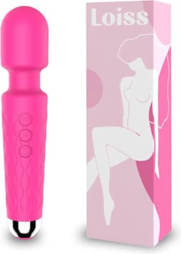 Loiss - Roze - Personal Massager & Magic Wand Vibrator - G Spot Vibrator & Clitoris Stimulator - Stille Vibrators voor Vrouwen – Sex Toys ook voor Koppels - Erotiek — thumbnail 1