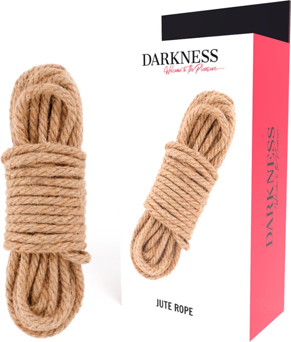 DARKNESS BONDAGE | Darkness Kinbaku Rope Linen 5m | Shibari | Bondage | Extreme BDSM | Sex Toy — afbeelding 1