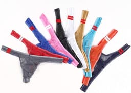 Transparante Heren String en Tanga Set - Sexy Ademend Ondergoed — thumbnail 2