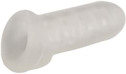 Siliconen Penis Sleeve Met Bal Ring - Penis Verdikker - Sleeve Voor Een Dikkere Penis - Zachte Sleeve Voor Penis Verdikking en Verlenging - Rekbare Elastische Penis Huls - Maat M 16.5 Cm. — thumbnail 4