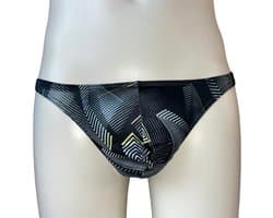 LekkerStout Slim Fit String - Zwart - Sexy Herenondergoed | L | ( LS112 )