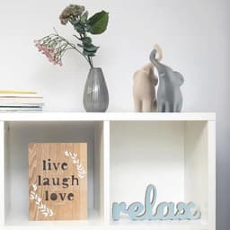 Decoratieve Olifanten Beeldjes Koppels voor Woondecoratie - Beige en Grijs Ornamenten - Set van 2 - Perfecte Cadeau Ideeën voor Valentijnsdag en Verjaardagen — thumbnail 5