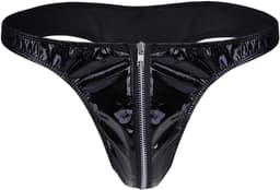 Erotisch Heren Ondergoed Slip Tijgerprint met Ritssluiting en Lage Taille — thumbnail 1