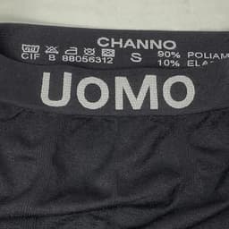 Channo men's boxer shorts, pack of 12, lycra boxer shorts, seamless, soft and comfortable UOMO Collection, Pack of 12 Black, L — thumbnail 5