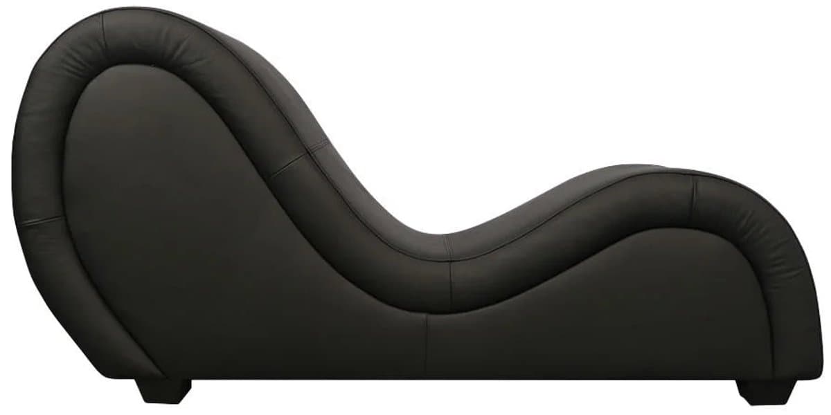 Tantra Lounge Bank - Sex Stoel - Tantra Sofa - Tantra Stoel - Zwart Kunstleer - Tantra - Luxe Meubel voor Sensuele Beleving — afbeelding 1