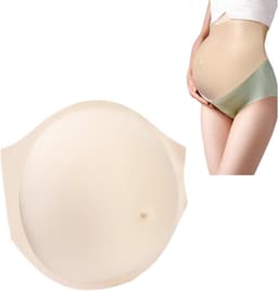 Nep Zwangerschapsbuik - Handig Draagbaar - Ademend Prestaties - Zacht Materiaal Geschikt voor Podium en Scherm - Reclame - Materniteit Dress Model Training — thumbnail 5