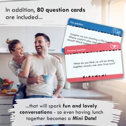 Romantisch Date Night Spel voor Koppels met 40 Activiteiten en 80 Gesprekskaarten – Ideaal voor Thuis en Buiten — thumbnail 4