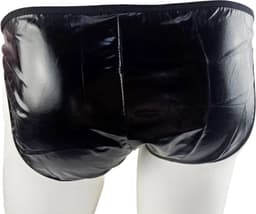 BamBella ® - Slip - Maat onesize Zwart SM kleding BDSM erotische heren kleding wetlook ondergoed lingerie onderbroek zwart — thumbnail 3