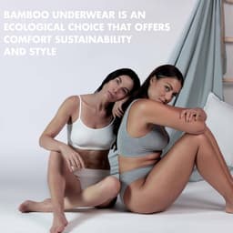 3x Comfortabele Dames Slips Hoge Taille Bamboe - Naadloos Ondergoed — thumbnail 3