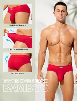 Heren Slip Hoge Uitsnede Sexy Ademend Ondergoed — thumbnail 4