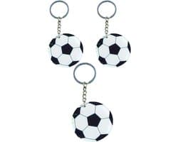 Cosensi - Voetbalsleutelring cadeau voor voetbalfans - 3 stuks