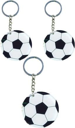 Cosensi - Voetbalsleutelring cadeau voor voetbalfans - 3 stuks — thumbnail 1