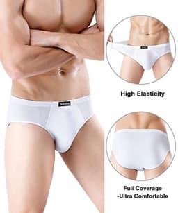 Heren Microfiber Briefs Ondergoed - Comfortabele en Stretchy Slips van S tot XXXL — thumbnail 3