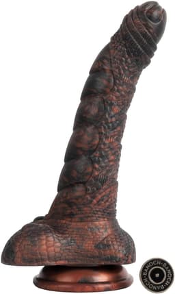 Banoch | Fantasy dildo orrynis | zwart | zuignap siliconen — thumbnail 1