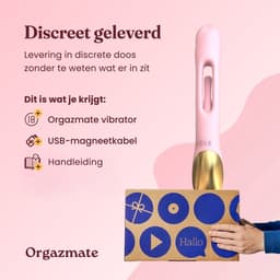 Orgazmate Karins Kietelaar - 3 in 1 Vibrator - Sex Toys voor Vrouwen - Luchtdruk Vibrator - Dildo Vibrator - Clitoris, U & G-spot Stimulator - Seksspeeltjes - 490 Standen - Roze — thumbnail 2