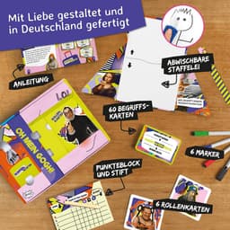 Partyspel Tekenspel - Gezelschapsspel Raadspel - Creatief Spelen - Met Saboteur Element - 4-6 Spelers - Meerdere Kleuren — thumbnail 3