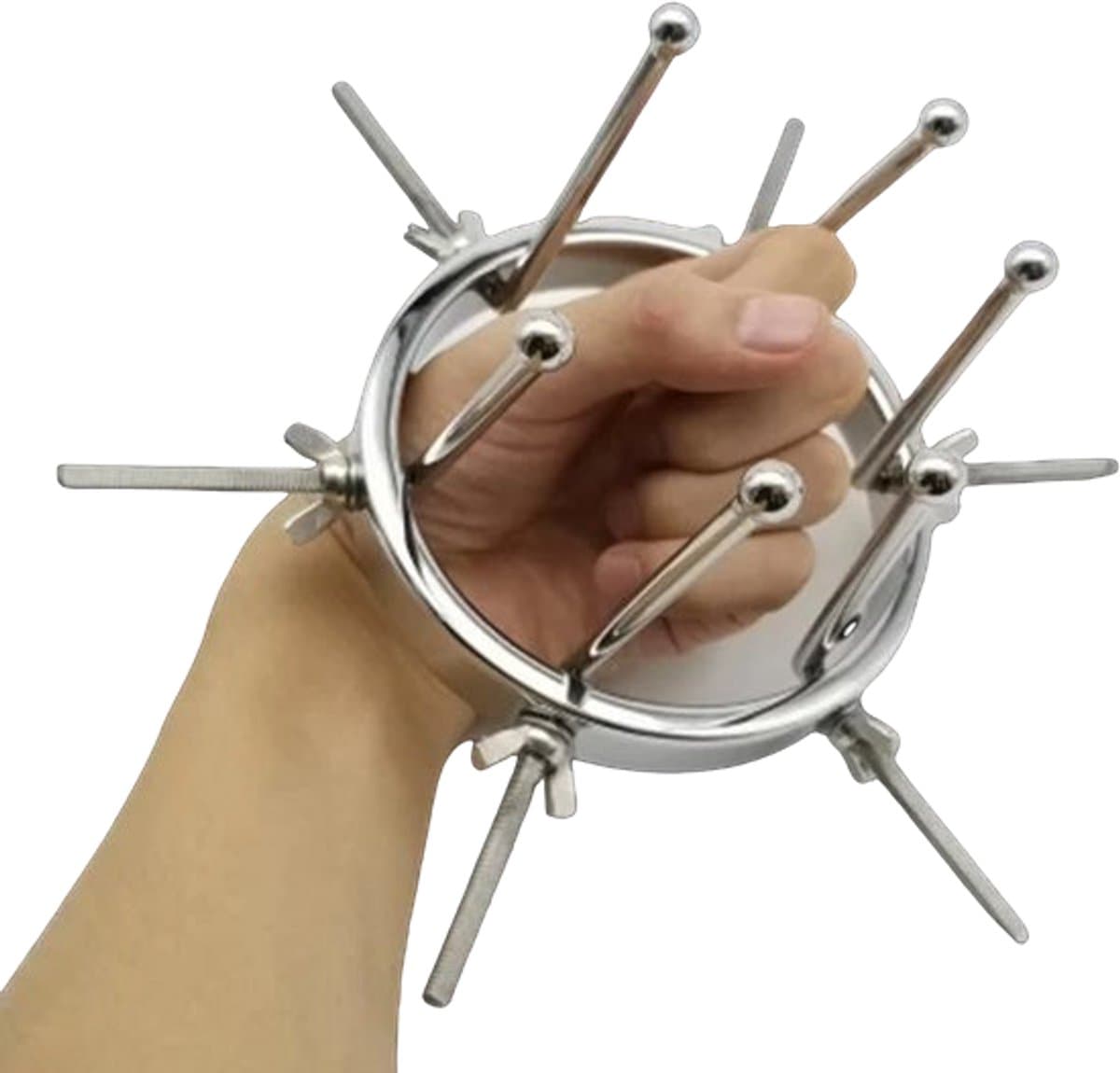 Anale fisting speculum - Anale spreider - RVS - BDSM - Tunnel buttplug — afbeelding 1