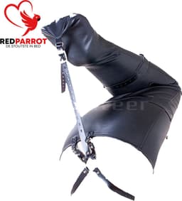 Benen bondage voor haar - BDSM - Leder - Voeten - Zeemeermin - One size — thumbnail 3