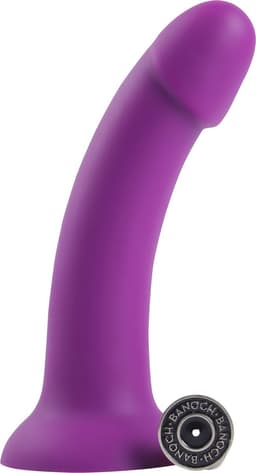 Banoch | Dildo Claes - paars | siliconen met zuignap | 17 cm lang | Ø 3,4 cm — thumbnail 4