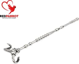Devil Holle Penis plug PRO SILVER - Urethrale dilator - RVS - 7MM — thumbnail 5
