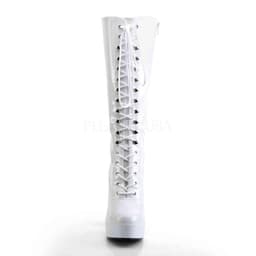 Pleaser - ELECTRA-2020 Kniehoge laarzen - US 12 - 42 Shoes - Wit — thumbnail 2